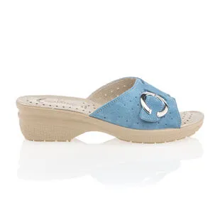 Chaussures Confort Femme Bleu