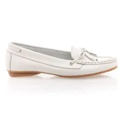 Women Class Mocassins / Chaussures Bateau Femme Blanc