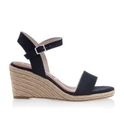 Tamaris Espadrilles / Semelles Corde Femme Bleu