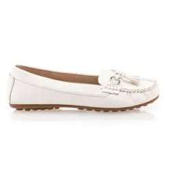Paloma Totem Mocassins / Chaussures Bateau Femme Blanc