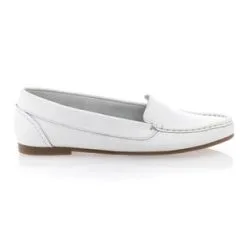 Simplement B Mocassins / Chaussures Bateau Femme Blanc