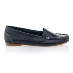 Simplement B Mocassins / Chaussures Bateau Femme Bleu