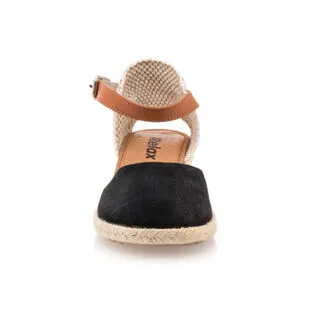 Relax Espadrilles / Semelles Corde Femme Noir – Image 3