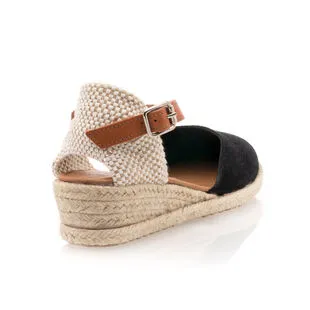 Relax Espadrilles / Semelles Corde Femme Noir – Image 5