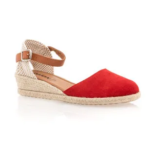 Relax Espadrilles / Semelles Corde Femme Rouge – Image 2