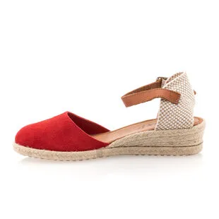 Relax Espadrilles / Semelles Corde Femme Rouge – Image 4