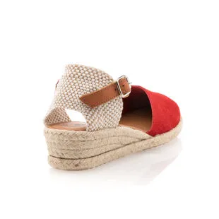 Relax Espadrilles / Semelles Corde Femme Rouge – Image 5