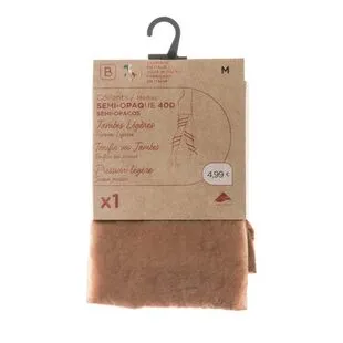 Chaussettes Et Collants Femme Beige