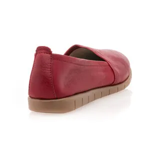 Diabolo Studio Mocassins / Chaussures Bateau Femme Rouge – Image 5