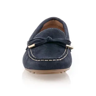 Miss Boho Mocassins / Chaussures Bateau Femme Bleu – Image 3