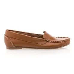 Simplement B Mocassins / Chaussures Bateau Femme Marron