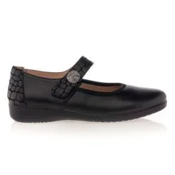 ASHBY Chaussures Confort Femme Noir