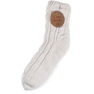 Chaussettes Femme Beige