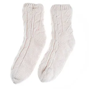 Chaussettes Femme Beige – Image 3