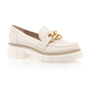 Marco Tozzi Mocassins / Chaussures Bateau Femme Beige – Image 2