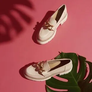 Marco Tozzi Mocassins / Chaussures Bateau Femme Beige – Image 7