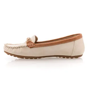 Paloma Totem Mocassins / Chaussures Bateau Femme Beige – Image 4