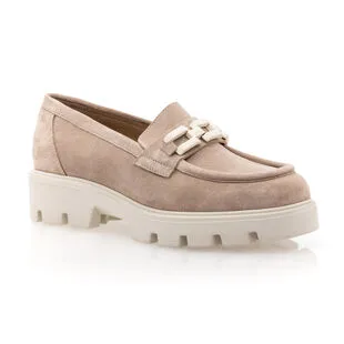 Free Monday Mocassins / Chaussures Bateau Femme Beige – Image 2