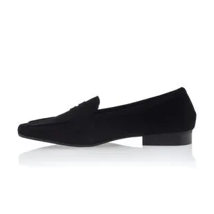 Les Fées De Bengale Mocassins / Chaussures Bateau Femme Noir – Image 4