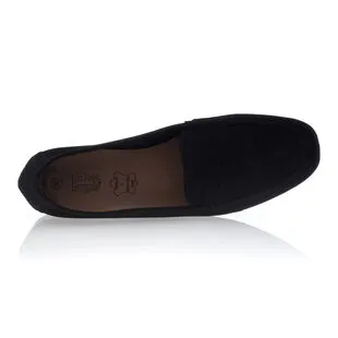 Les Fées De Bengale Mocassins / Chaussures Bateau Femme Noir – Image 6
