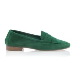 Les Fées De Bengale Mocassins / Chaussures Bateau Femme Vert