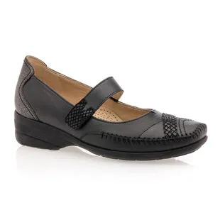 Florège Chaussures Confort Femme Noir – Image 2
