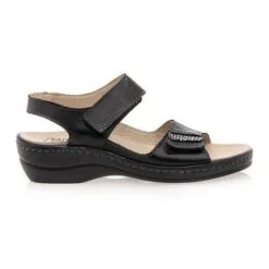Valmonte Chaussures Confort Femme Noir