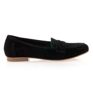 Les Fées De Bengale Mocassins / Chaussures Bateau Femme Noir