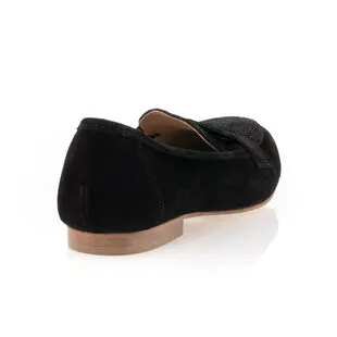 Les Fées De Bengale Mocassins / Chaussures Bateau Femme Noir – Image 5