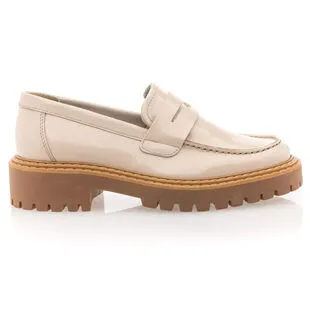 Free Monday Mocassins / Chaussures Bateau Femme Beige