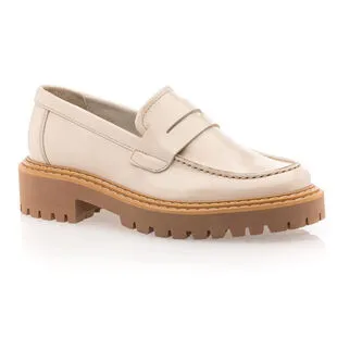 Free Monday Mocassins / Chaussures Bateau Femme Beige – Image 2