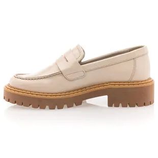 Free Monday Mocassins / Chaussures Bateau Femme Beige – Image 4