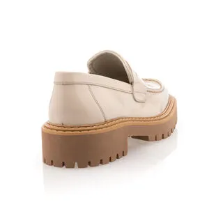 Free Monday Mocassins / Chaussures Bateau Femme Beige – Image 5