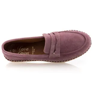 Terre D'épices Mocassins / Chaussures Bateau Femme Violet – Image 6