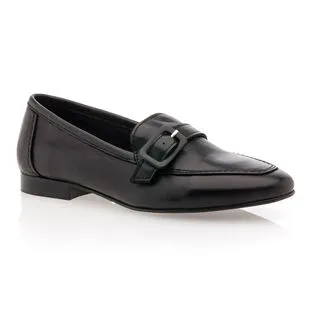 Women Office Mocassins / Chaussures Bateau Femme Noir – Image 2