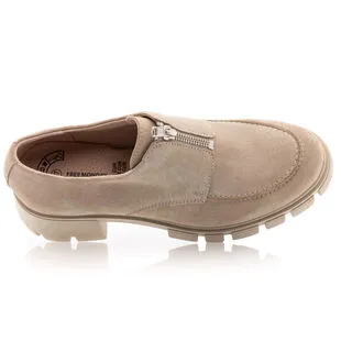 Free Monday Mocassins / Chaussures Bateau Femme Beige – Image 6