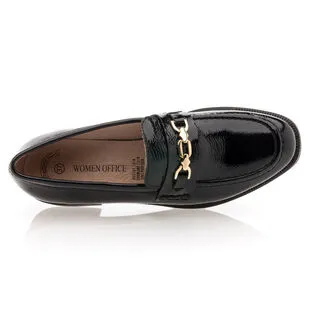 Women Office Mocassins / Chaussures Bateau Femme Noir – Image 6