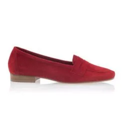 Les Fées De Bengale Mocassins / Chaussures Bateau Femme Rouge