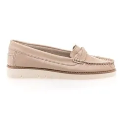 Women Class Mocassins / Chaussures Bateau Femme Beige