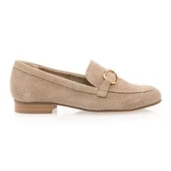 Women Office Mocassins / Chaussures Bateau Femme Beige