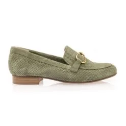 Women Office Mocassins / Chaussures Bateau Femme Vert