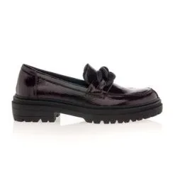 Fashion Victim Mocassins / Chaussures Bateau Femme Rouge