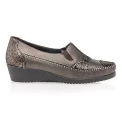 Florège Chaussures Confort Femme Jaune