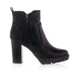 Vinyl Shoes Boots / Bottines Femme Noir