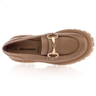 Free Monday Mocassins / Chaussures Bateau Femme Marron – Image 6