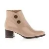 Color Block Boots / Bottines Femme Beige