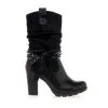 Color Block Boots / Bottines Femme Noir