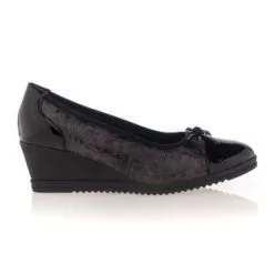 ASHBY Chaussures Confort Femme Noir