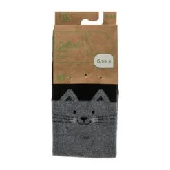 Chaussettes Et Collants Femme Gris