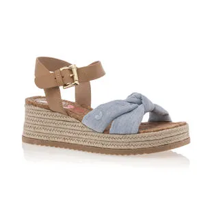 Love Our Planet Espadrilles / Semelles Corde Femme Bleu – Image 2